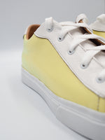 Cargar imagen en el visor de la galería, Tenis Miletto Piel Blanco - Amarillo
