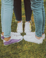 Cargar imagen en el visor de la galería, Tenis Miletto Piel Blanco - Amarillo
